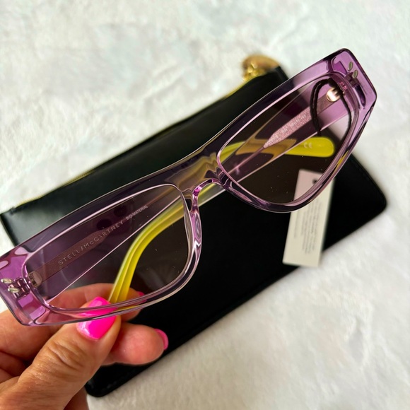 STELLA McCARTNEY Cat Eye Retro Violet Sunglasses--SC0230S - Picture 6 of 15